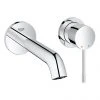 Grohe Essence Wall Mounted Basin Mixer Tap - Chrome