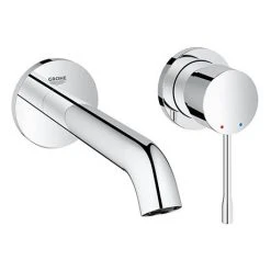 Grohe Essence Wall Mounted Basin Mixer Tap - Chrome