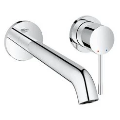 Grohe Essence Wall Mounted 2 Hole Basin Mixer L-Size - Chrome - 19967001