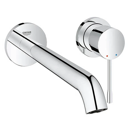 Grohe Essence Wall Mounted 2 Hole Basin Mixer L-Size - Chrome - 19967001 1 Grohe Essence Wall Mounted 2 Hole Basin Mixer L-Size - Chrome - 19967001