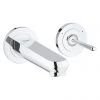 Grohe Eurodisc Joy Wall Mounted 2 Hole Basin Mixer - Chrome - 19968000