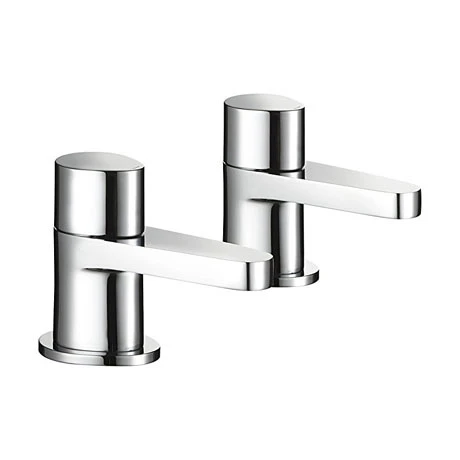 Mira Precision Basin Pillar Taps - 2.1817.002 1 Mira Precision Basin Pillar Taps - 2.1817.002