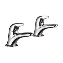Mira Comfort Basin Pillar Taps - 2.1818.002