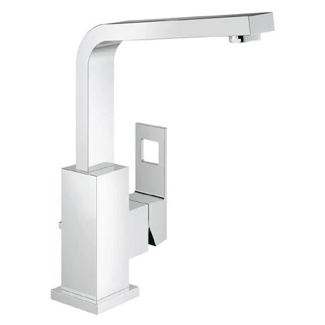 Grohe Eurocube High Spout Basin Mixer with Pop-up Waste - 23135000 1 Grohe Eurocube High Spout Basin Mixer with Pop-up Waste - 23135000