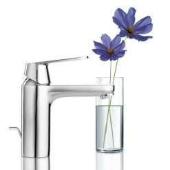 Grohe Eurosmart Cosmopolitan M-Size Mono Basin Mixer with Pop-up Waste - 23325000 -Basin Taps Shop 23325000 D4 460