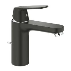 Grohe Matt Black Eurosmart Cosmopolitan Mono Basin Mixer with Pop-up Waste - 23325KW0