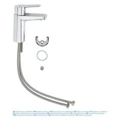 Grohe BauEdge Mono Basin Mixer - 23330000 -Basin Taps Shop 23330000 D3 460