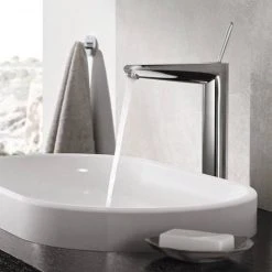 Grohe Eurodisc Joy Tall Mono Basin Mixer - Chrome - 23428000 -Basin Taps Shop 23428000 D2 460