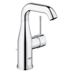 Grohe Essence M-Size Mono Basin Mixer with Pop-up Waste - Chrome - 23462001