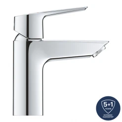 Grohe QuickFix Start S-Size Mono Basin Mixer with Push-Open Waste - 23550002 -Basin Taps Shop 23550002 D1 460