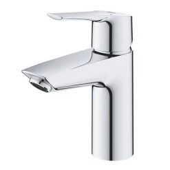 Grohe QuickFix Start S-Size Mono Basin Mixer with Push-Open Waste - 23550002 -Basin Taps Shop 23550002 D3 460