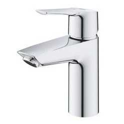 Grohe QuickFix Start SilkMove ES S-Size Mono Basin Mixer with Push-Open Waste - 23551002 -Basin Taps Shop 23551002 D4 460