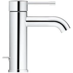 Grohe Essence S-Size Mono Basin Mixer with Pop-up Waste - Chrome - 23589001 -Basin Taps Shop 23589001 D4 460