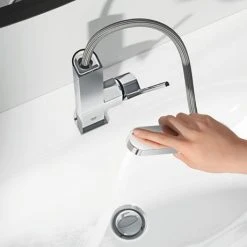 Grohe Plus Single-Lever Basin Mixer 1/2" L-Size with Waste - 23844003 -Basin Taps Shop 23844003 d3 460