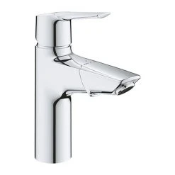 Grohe QuickFix Start Mono Basin Mixer with Pull Out Spout + Push-Open Waste - 24205003
