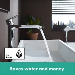 Hansgrohe Metris Single Lever Basin Mixer 260 with Pop-up Waste - 31082000 -Basin Taps Shop 31082000 ai3 460