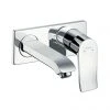 Hansgrohe Metris Wall Mounted Single Lever Basin Mixer with Waste (Short Spout) - 31085000