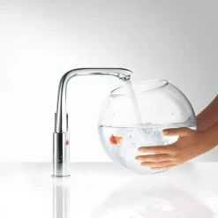 Hansgrohe Metris Single Lever Basin Mixer 230 with Swivel Spout and Pop-up Waste - 31087000 -Basin Taps Shop 31087000 D3 460