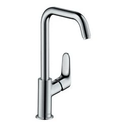 Hansgrohe Focus Single Lever Basin Mixer 240 with Swivel Spout and Pop-up Waste - 31609000