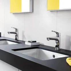 Hansgrohe Focus Single Lever Basin Mixer 100 with Pop-up Waste - 31607000 -Basin Taps Shop 31607000 D4 460