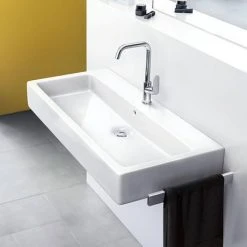 Hansgrohe Focus Single Lever Basin Mixer 240 with Swivel Spout and Pop-up Waste - 31609000 -Basin Taps Shop 31609000 D2 460