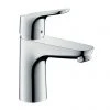 Hansgrohe Focus Single Lever Basin Mixer 100 with 2 Flow Rates and Pop-up Waste - 31657000