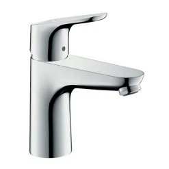 Hansgrohe Focus Single Lever Basin Mixer 100 with 2 Flow Rates and Pop-up Waste - 31657000