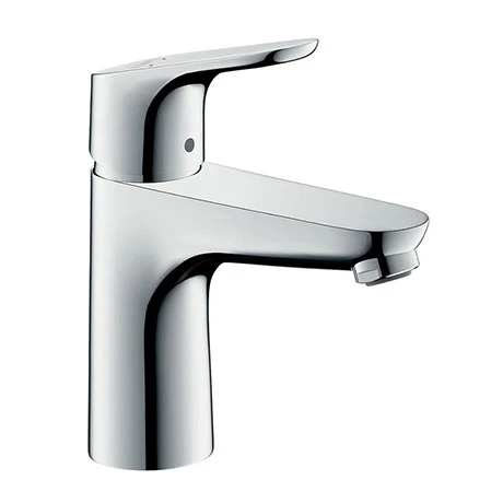 Hansgrohe Focus Single Lever Basin Mixer 100 with 2 Flow Rates and Pop-up Waste - 31657000 1 Hansgrohe Focus Single Lever Basin Mixer 100 with 2 Flow Rates and Pop-up Waste - 31657000