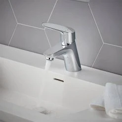 Hansgrohe Focus Single Lever Basin Mixer 70 without Waste - 31733000 -Basin Taps Shop 31733000.ai1 460