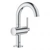 Grohe Atrio Single Lever M-Size Mono Basin Mixer with Click Clack Waste - Chrome - 32043003