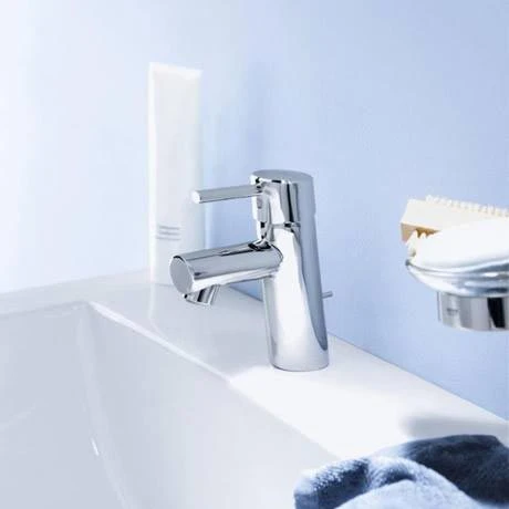 Grohe Concetto Mono Basin Mixer with Pop-up Waste - 32204001 4 Grohe Concetto Mono Basin Mixer with Pop-up Waste - 32204001 - Image 4