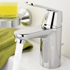 Grohe Eurosmart Cosmopolitan Mono Basin Mixer with Pop-up Waste - 32955000 -Basin Taps Shop 32955000 D4 460