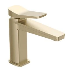 JTP Hix Brushed Brass Single Lever Basin Mixer