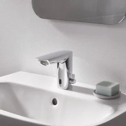 Grohe Bau Cosmopolitan E Infra-Red Electronic Basin Mixer - 36451000 10 Grohe Bau Cosmopolitan E Infra-Red Electronic Basin Mixer - 36451000 -Basin Taps Shop 36451000 D4 460