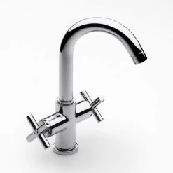 Roca Loft Chrome Basin Mixer Tap with Pop-up Waste - 5A3043C00