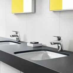 Hansgrohe Logis Single Lever Basin Mixer 70 LowFlow with Pop-up Waste - 71078000 -Basin Taps Shop 71070000 D2 460 1