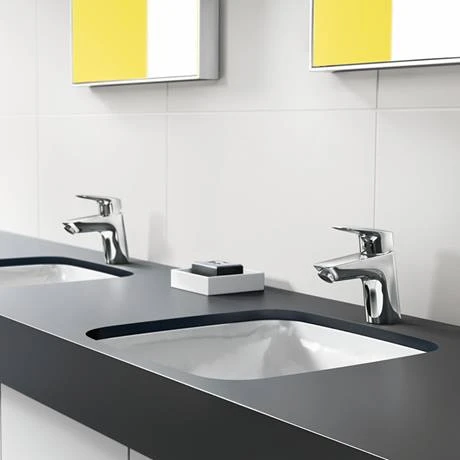 Hansgrohe Logis Single Lever Basin Mixer 70 CoolStart with Pop-up Waste - 71072000 3 Hansgrohe Logis Single Lever Basin Mixer 70 CoolStart with Pop-up Waste - 71072000 - Image 3