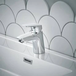 Hansgrohe Logis Single Lever Basin Mixer 70 with Push-open Waste - 71077000 -Basin Taps Shop 71077000.ai2 460