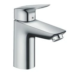 Hansgrohe Logis Single Lever Basin Mixer 100 with Metal Pop-up Waste - 71171000