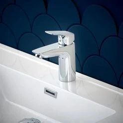 Hansgrohe Logis Single Lever Basin Mixer 100 without Waste - 71101000 5 Hansgrohe Logis Single Lever Basin Mixer 100 without Waste - 71101000 -Basin Taps Shop 71101000.ai2 460