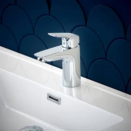 Hansgrohe Logis Single Lever Basin Mixer 100 without Waste - 71101000 3 Hansgrohe Logis Single Lever Basin Mixer 100 without Waste - 71101000 - Image 3