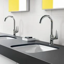 Hansgrohe Logis Single Lever Basin Mixer 210 with Swivel Spout without Waste - 71131000 -Basin Taps Shop 71130000 D2 460 1
