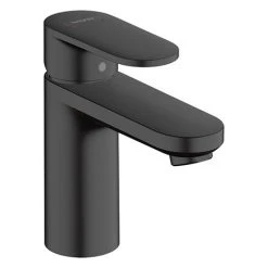 Hansgrohe Vernis Blend Single Lever Basin Mixer 100 with Pop-up Waste - Matt Black - 71551670