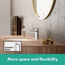 Hansgrohe Vernis Blend Single Lever Basin Mixer 100 with Pop-up Waste - 71559000 7 Hansgrohe Vernis Blend Single Lever Basin Mixer 100 with Pop-up Waste - 71559000 -Basin Taps Shop 71559000 ai2 460