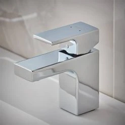 Hansgrohe Vernis Shape Single Lever Basin Mixer 70 without Waste - Chrome - 71567000 -Basin Taps Shop 71567000.ai2 460