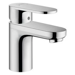 Hansgrohe Vernis Blend Single Lever Basin Mixer 100 with Isolated Water Conduction and Pop-up Waste - 71571000