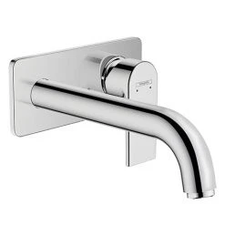 Hansgrohe Vernis Shape Wall Mounted Single Lever Basin Mixer - Chrome - 71578000