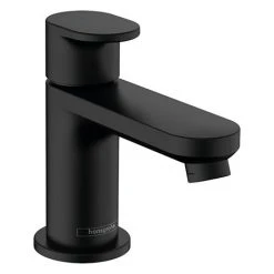 Hansgrohe Vernis Blend Pillar Tap 70 for Cold Water without Waste - Matt Black - 71583670