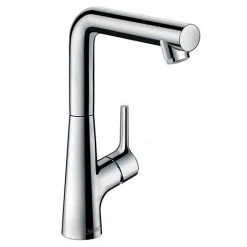 Hansgrohe Talis S Single Lever Basin Mixer 210 with Swivel Spout and Pop-up Waste - 72105000