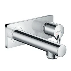 Hansgrohe Talis S Wall Mounted Single Lever Basin Mixer with Waste (Short Spout) - 72110000